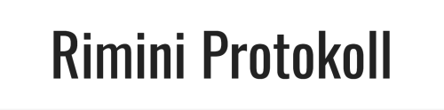 Rimini Protokoll Logo
