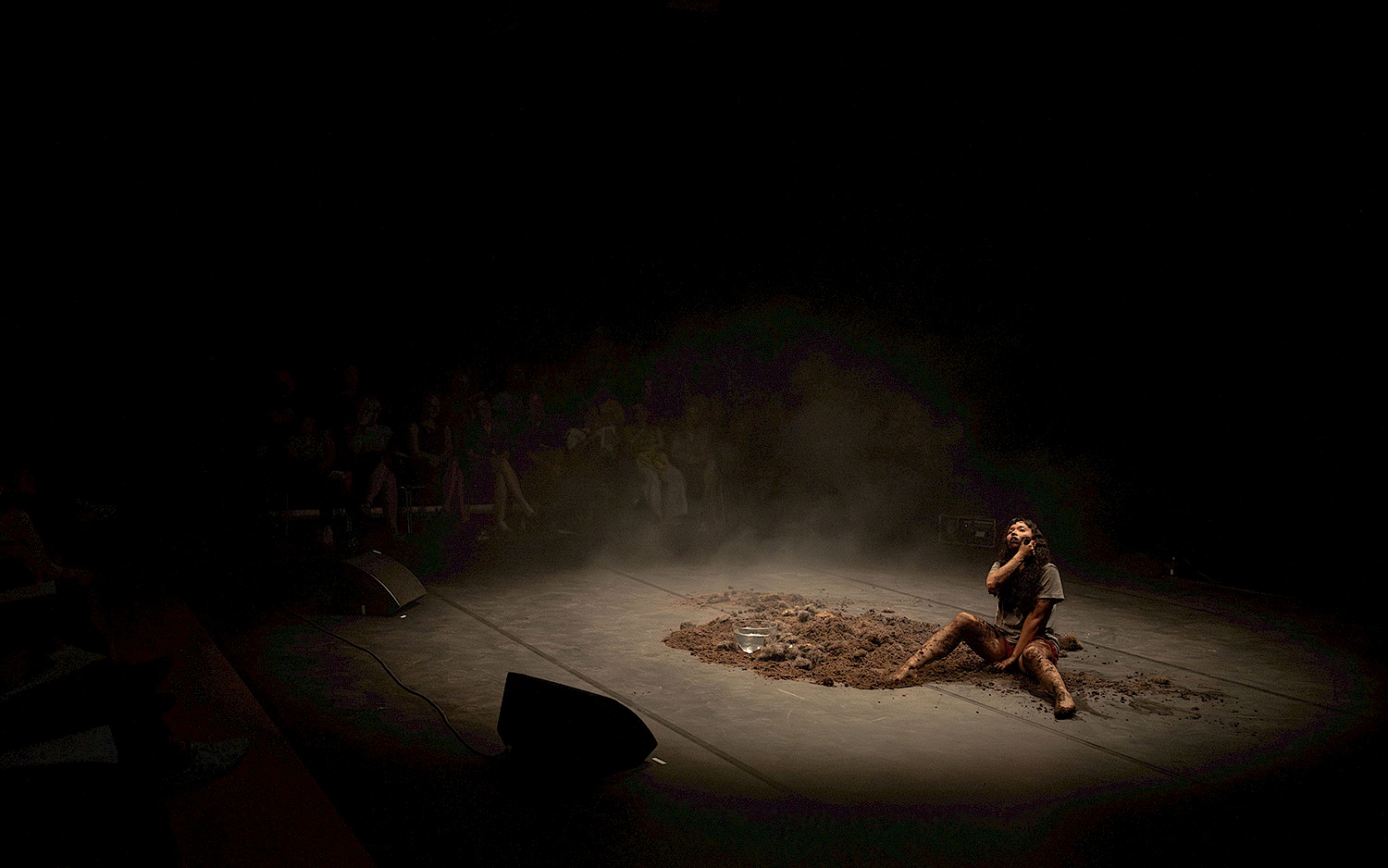 Camille Blake María Gabriela Rubio Hernández on stage at Radialsystem