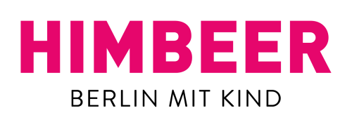 Himbeer. Berlin mit Kind. Logo