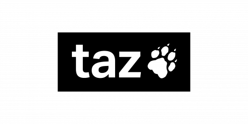 taz. die tageszeitung Logo